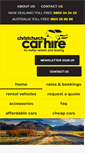 Mobile Screenshot of christchurchcarhire.co.nz